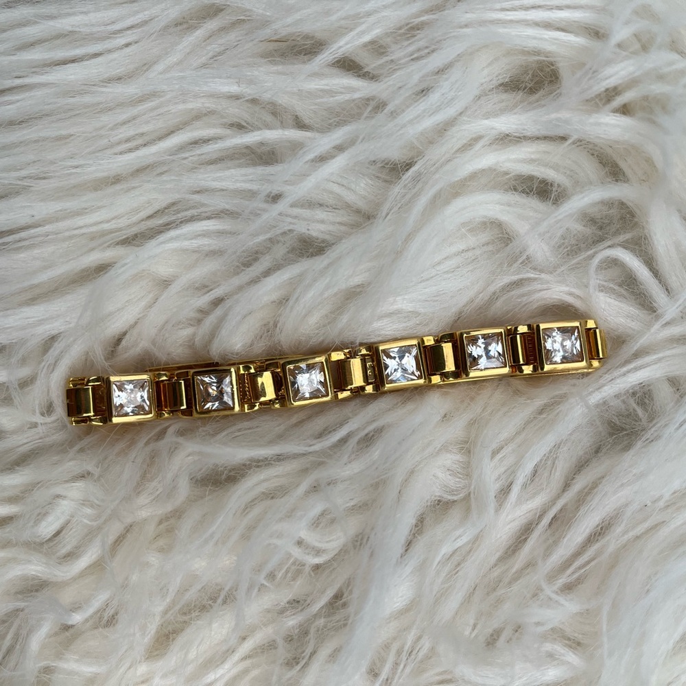 Vintage faux Diamond Tennis Bracelet